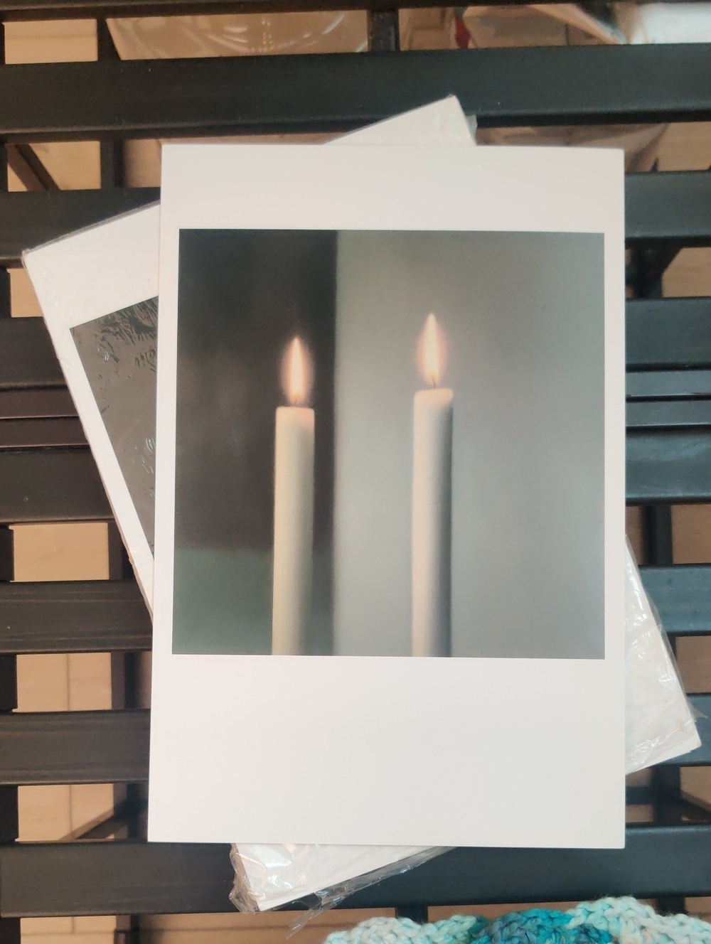 Set of 10: Vintage 2002 Deadatock Gerhard Richter MoMA Postcards "Two Candles"